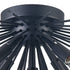 Indsutrial Sputnik Flush Mount Ceiling Light Black Light Fixture